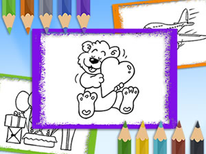 Cartoon Coloring Book