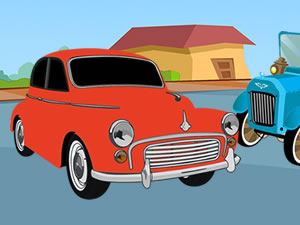 Old Timer Cars Coloring