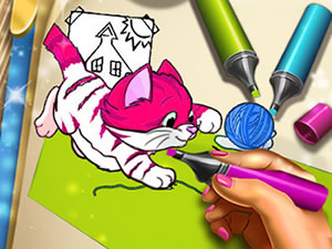 Pets Coloring Book