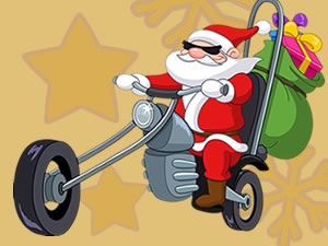 Santa Driver Coloring Book