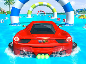 Water Car Stunt Racing