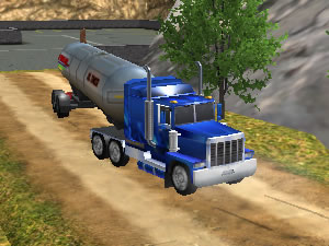 Oil Tanker Truck Drive